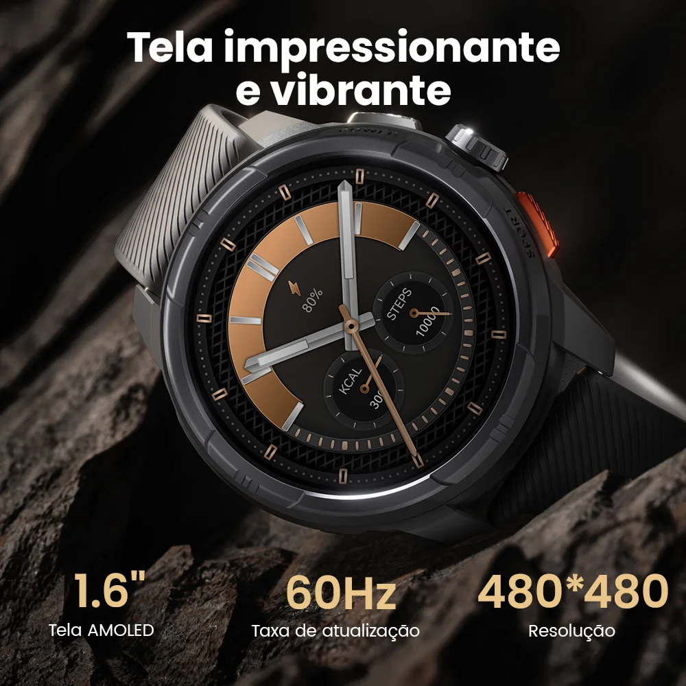 Relógio Inteligente Haylou Solar Ultra GPS com Tela AMOLED de 1,6 - Imagem 3