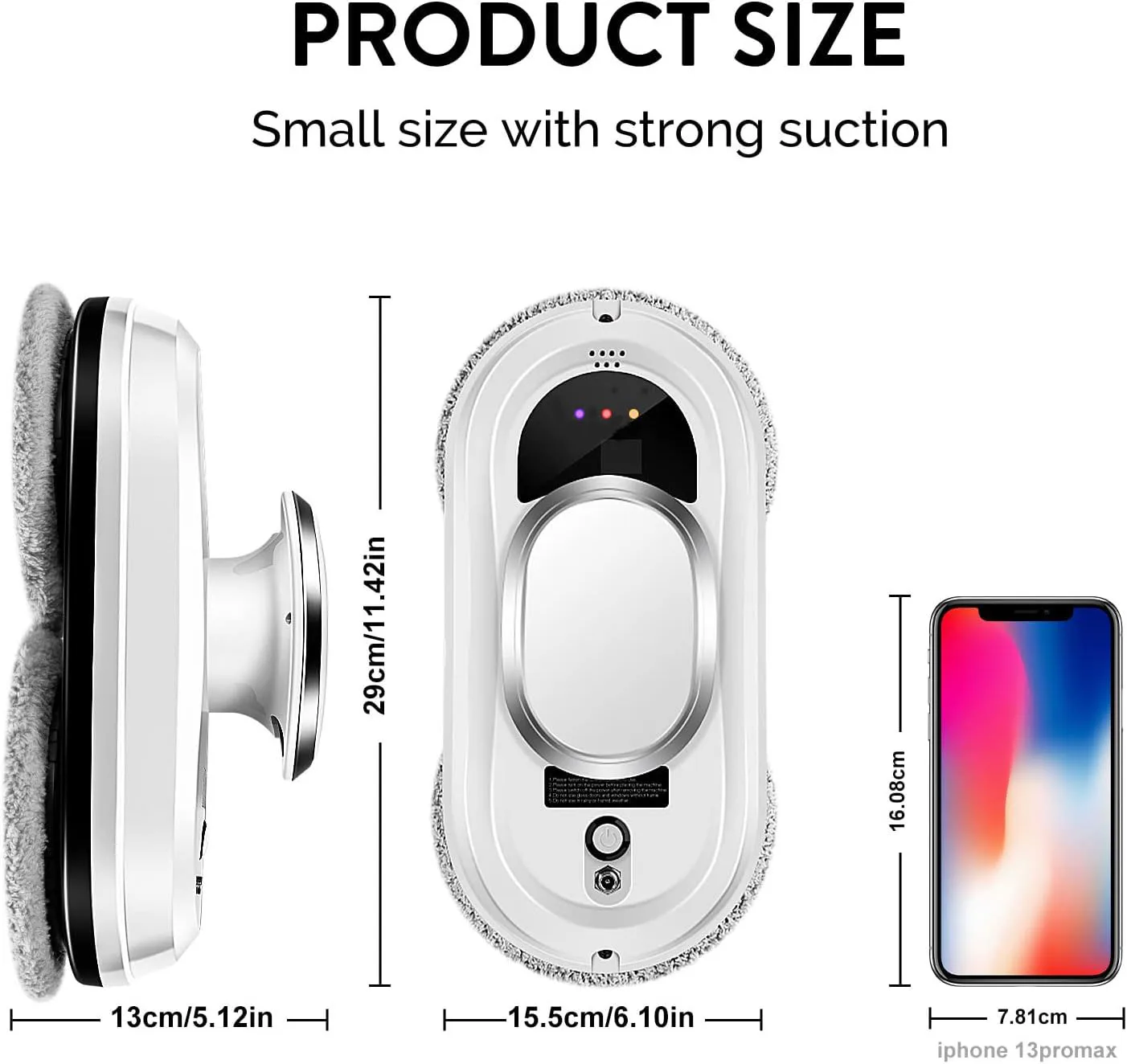 Robô Limpador de Janelas Inteligente com Controle Remoto - Imagem 6