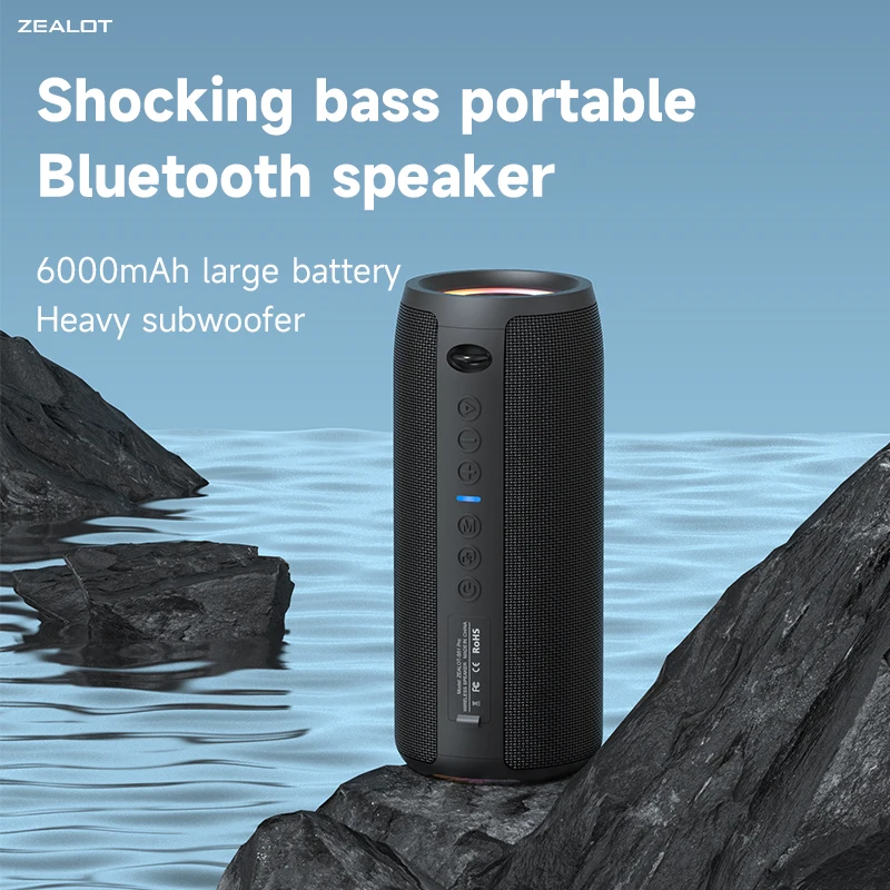 Caixa de Som Bluetooth ZEALOT S51 Pro 40W - Imagem 6