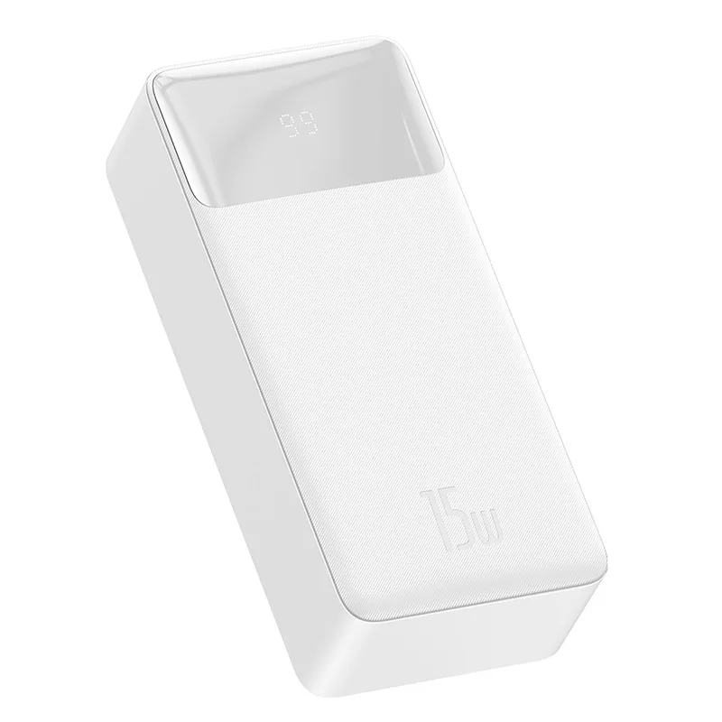 Carregador Portátil Recarregável USB Powerbank Baseus 30000mah 15w Display Digital - Imagem 8