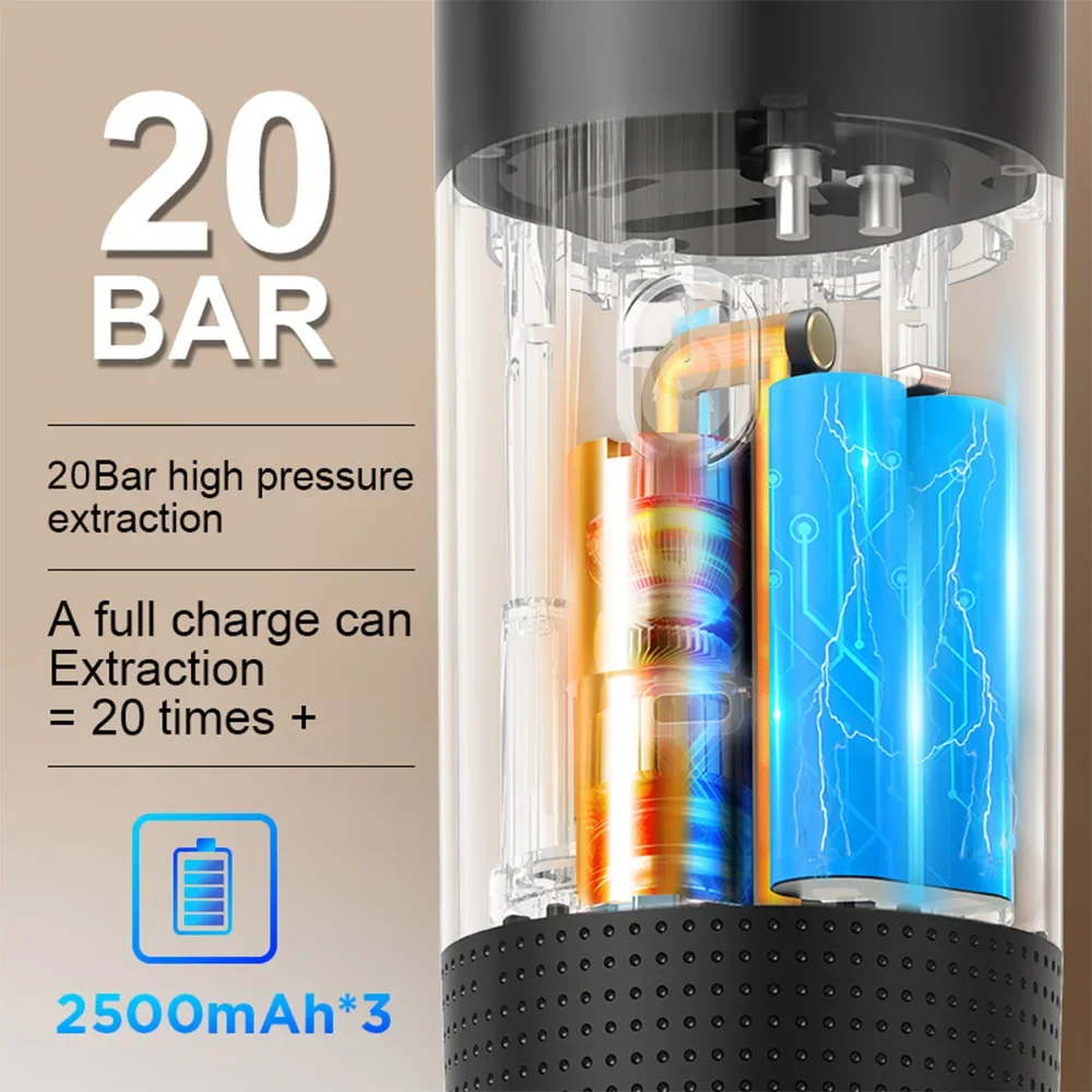 Máquina de Café Espresso Portátil Elétrica - Imagem 2